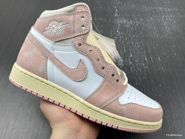 FD2596-600 OG Jordan Pink Washed 1 Air Retro High (Women's) 0808